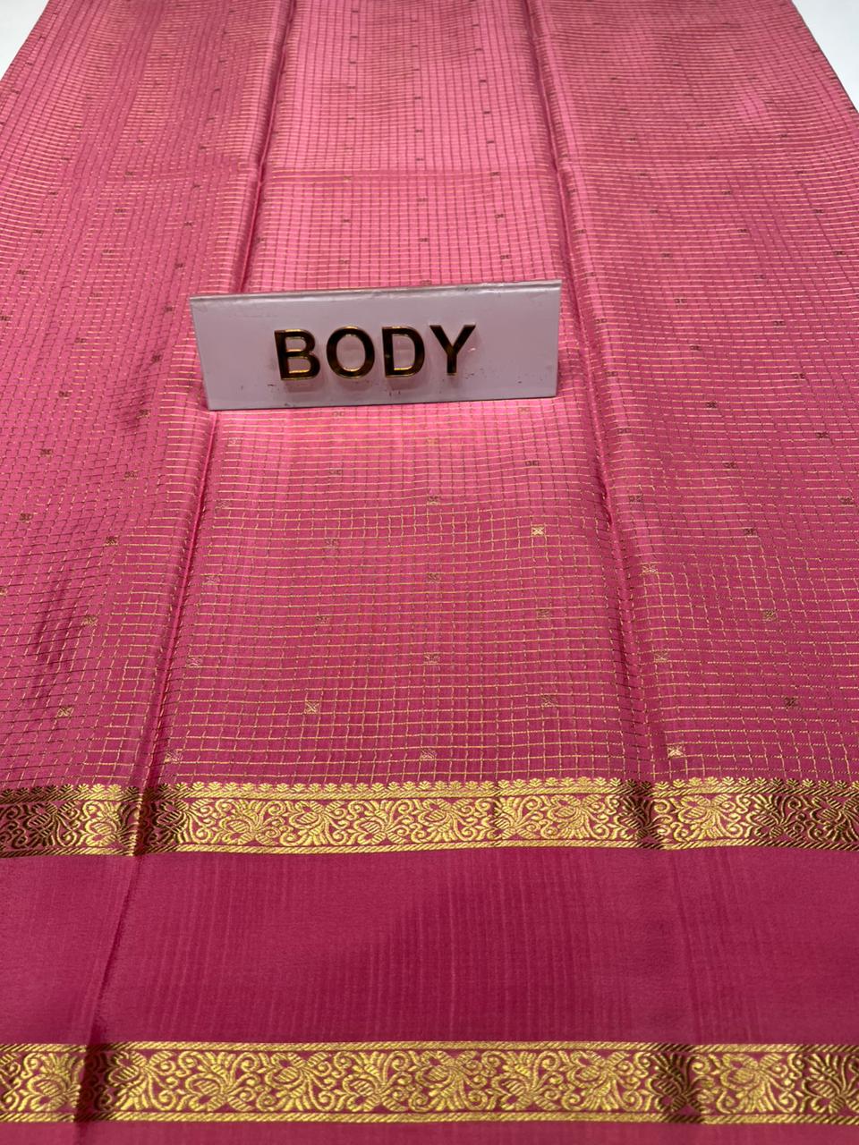 Pure Mysore Silk Saree.