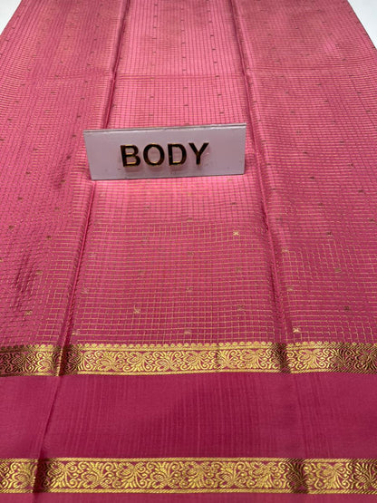 Pure Mysore Silk Saree.