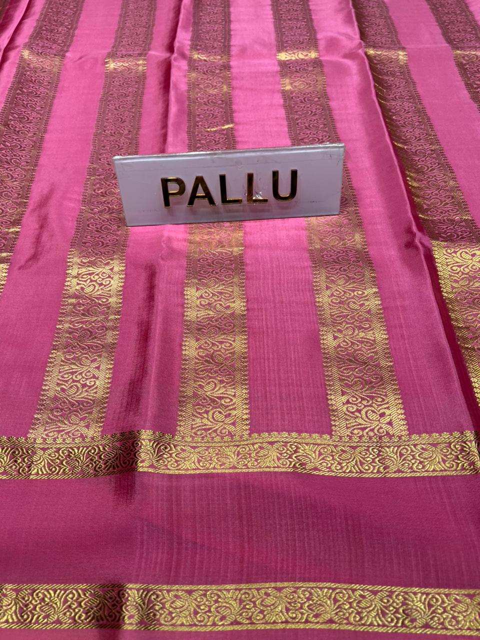 Pure Mysore Silk Saree.