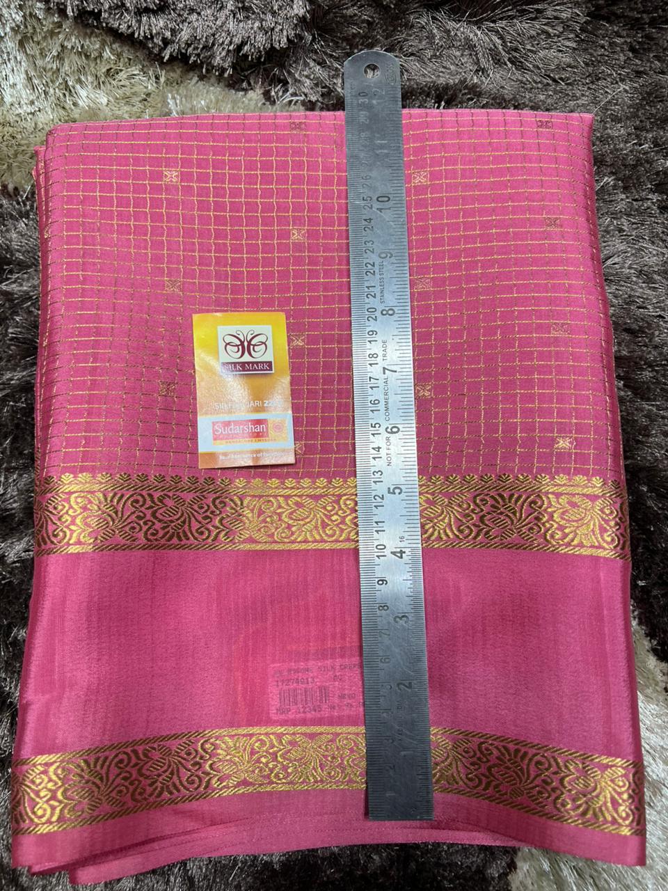 Pure Mysore Silk Saree.