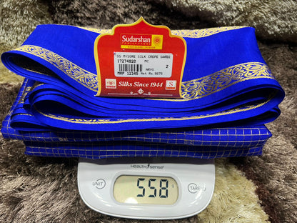 Pure Mysore Silk Saree.