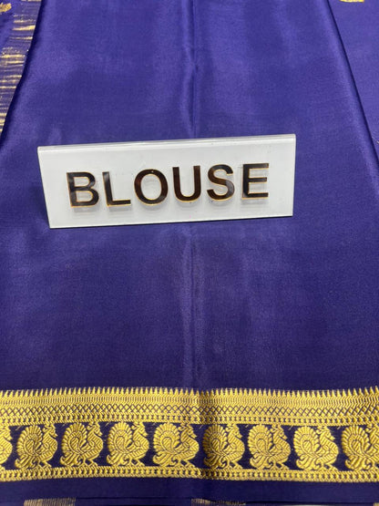 Pure Mysore Silk Saree.