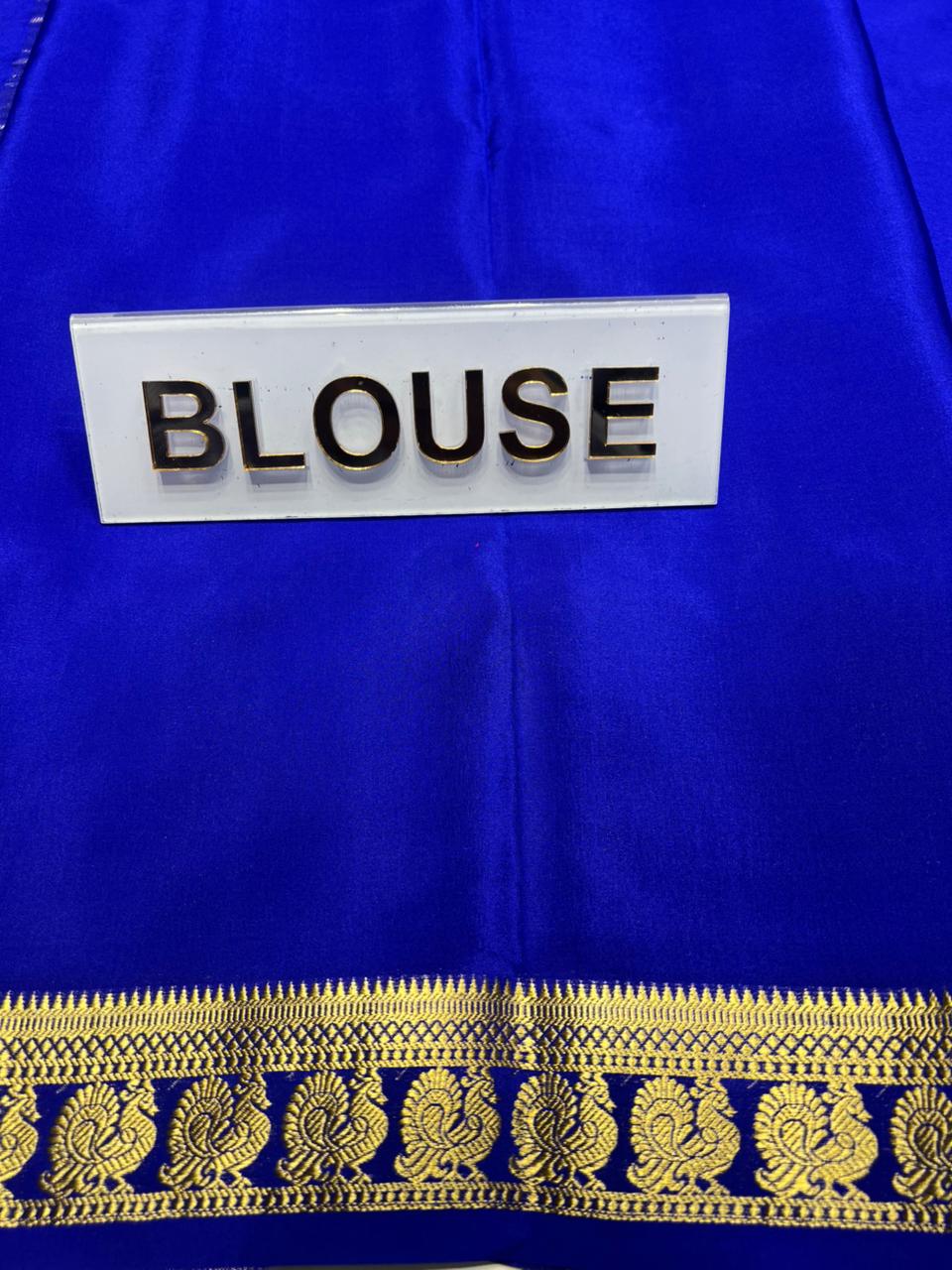 Pure Mysore Silk Saree.