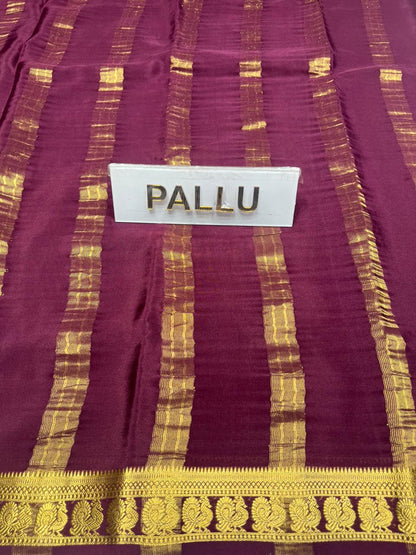 Pure Mysore Silk Saree.