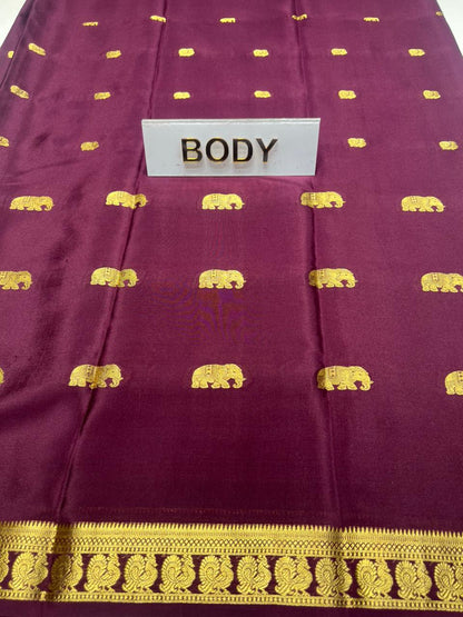 Pure Mysore Silk Saree.