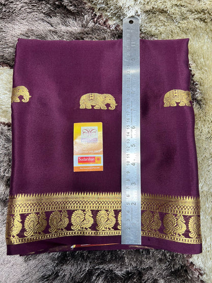 Pure Mysore Silk Saree.