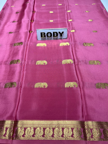 Pure Mysore Silk Saree.