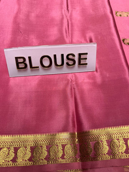 Pure Mysore Silk Saree.