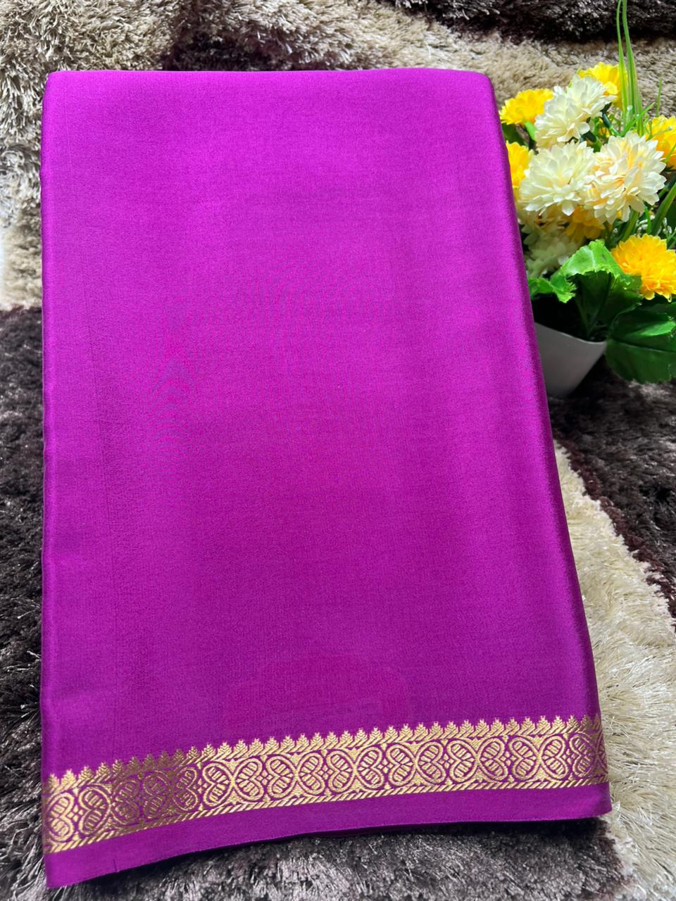 Pure Mysore Silk Saree.