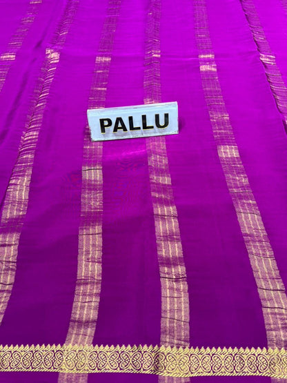 Pure Mysore Silk Saree.