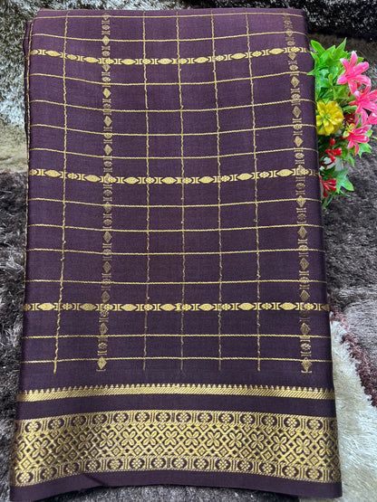 Pure Mysore Silk Saree.