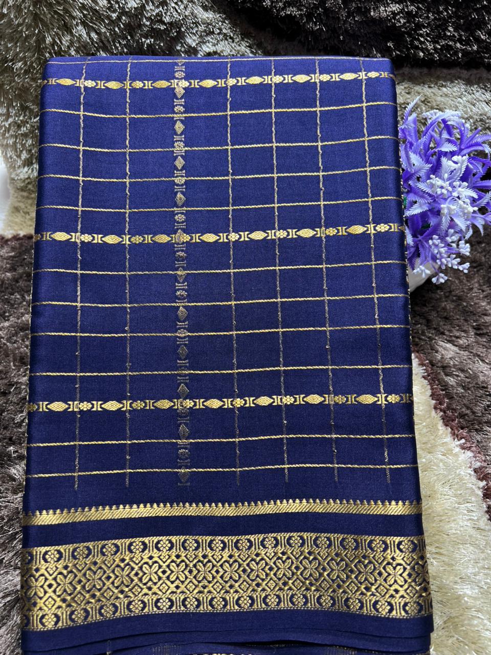 Pure Mysore Silk Saree.