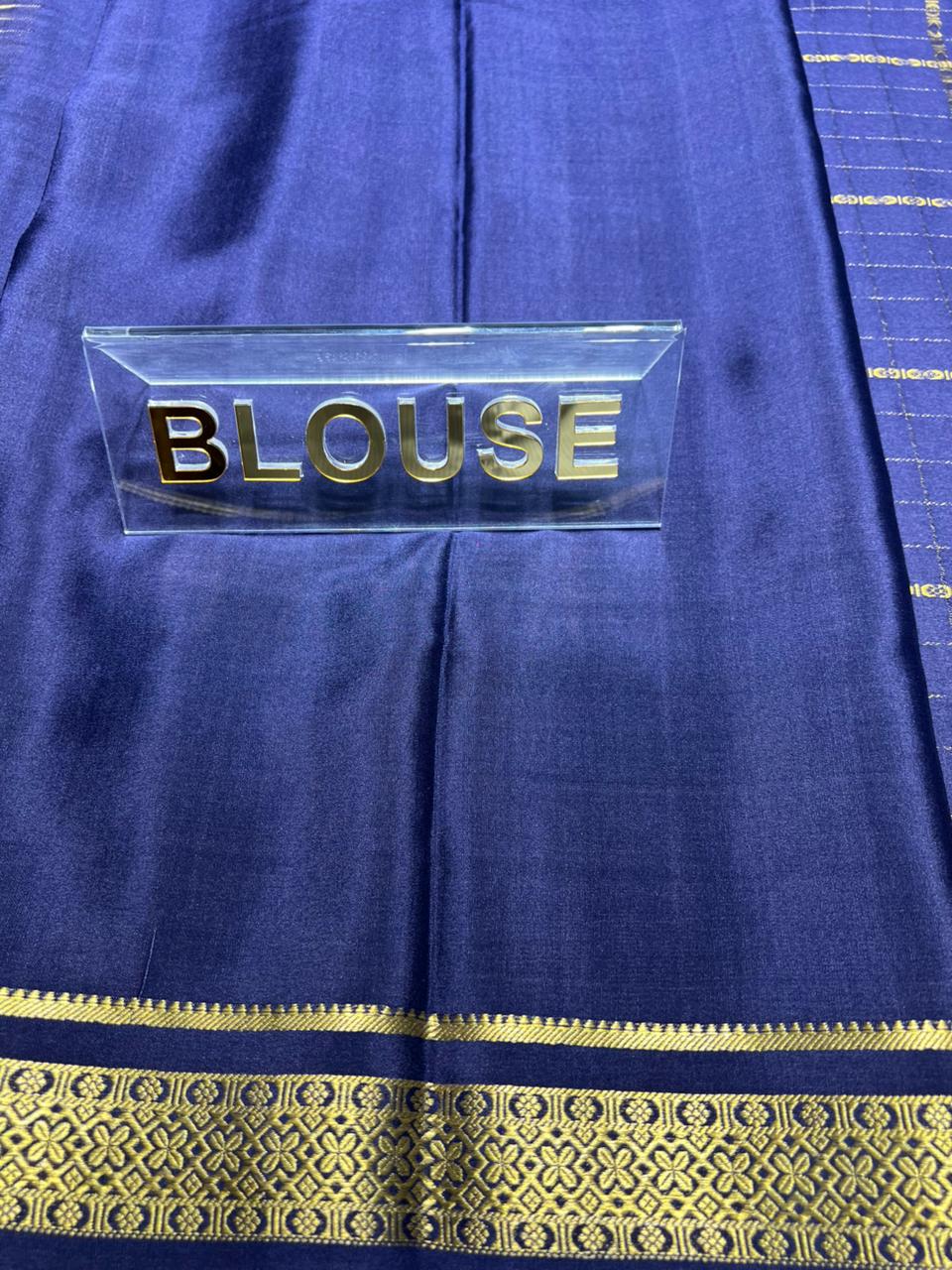 Pure Mysore Silk Saree.
