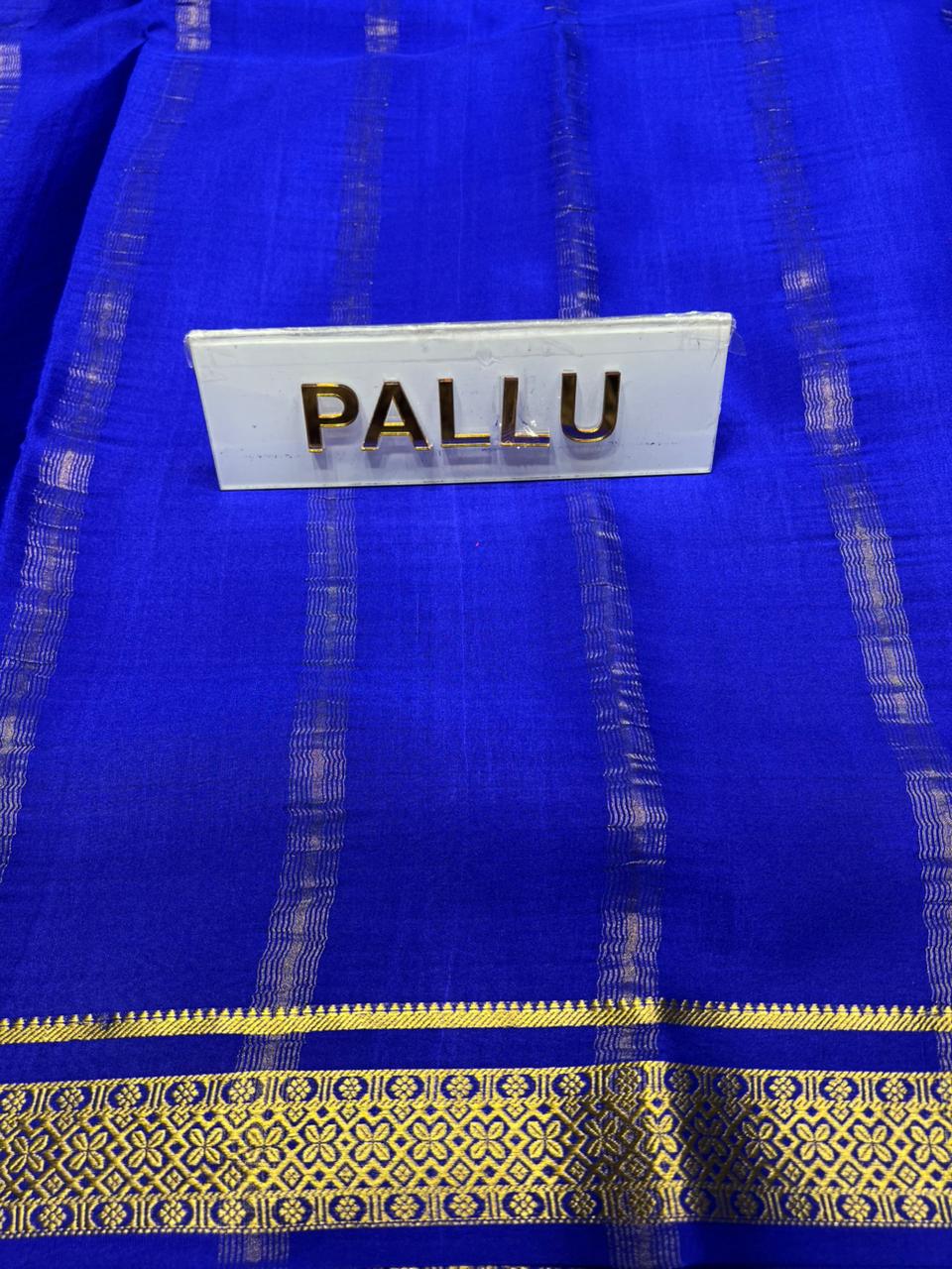 Pure Mysore Silk Saree.