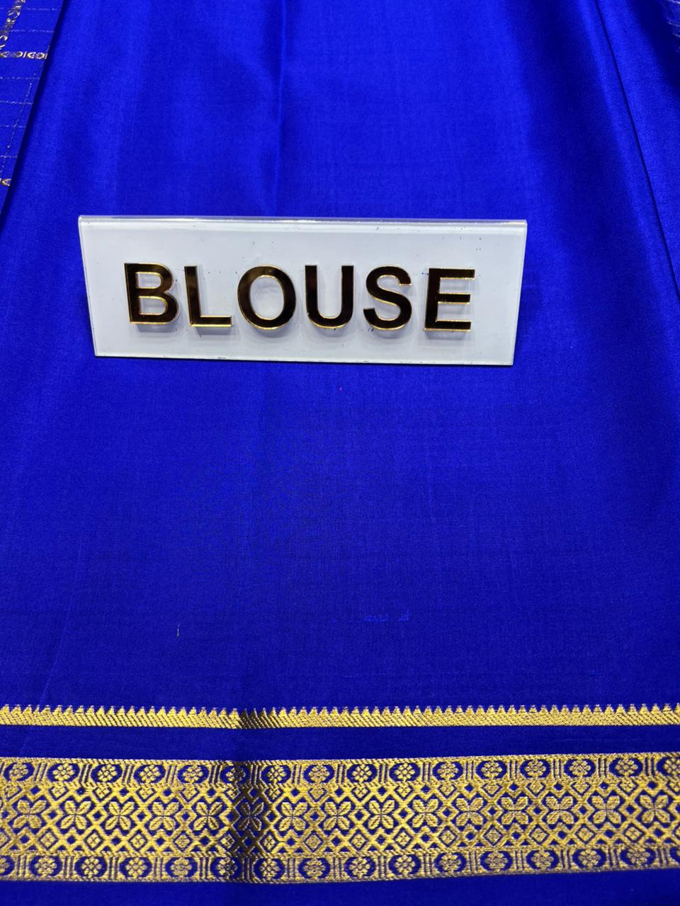 Pure Mysore Silk Saree.