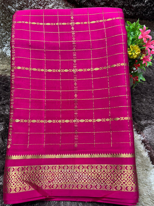 Pure Mysore Silk Saree.