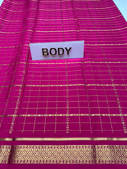 Pure Mysore Silk Saree.