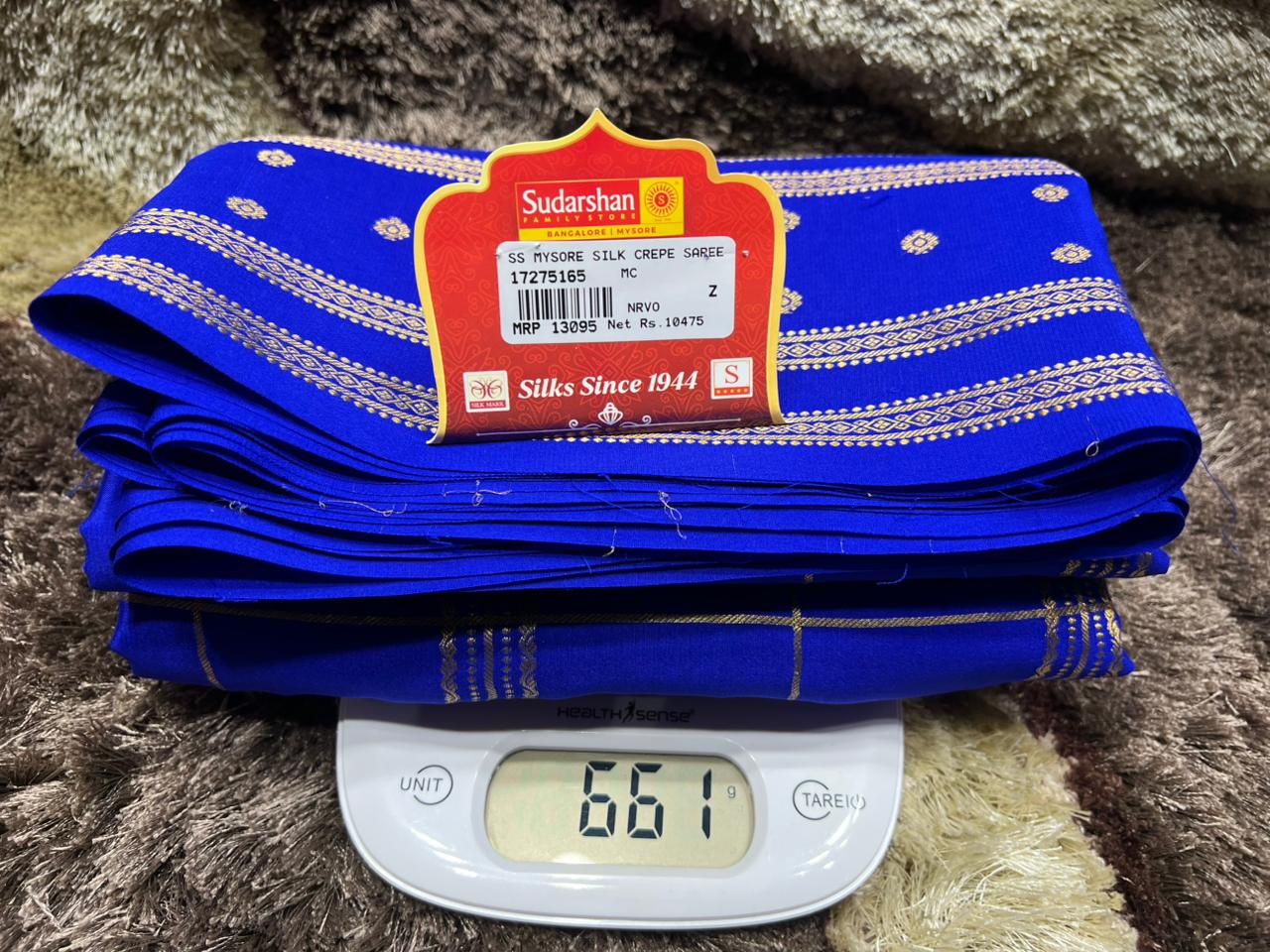 Pure Mysore Silk Saree.