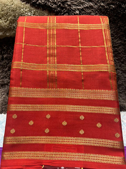 Pure Mysore Silk Saree.