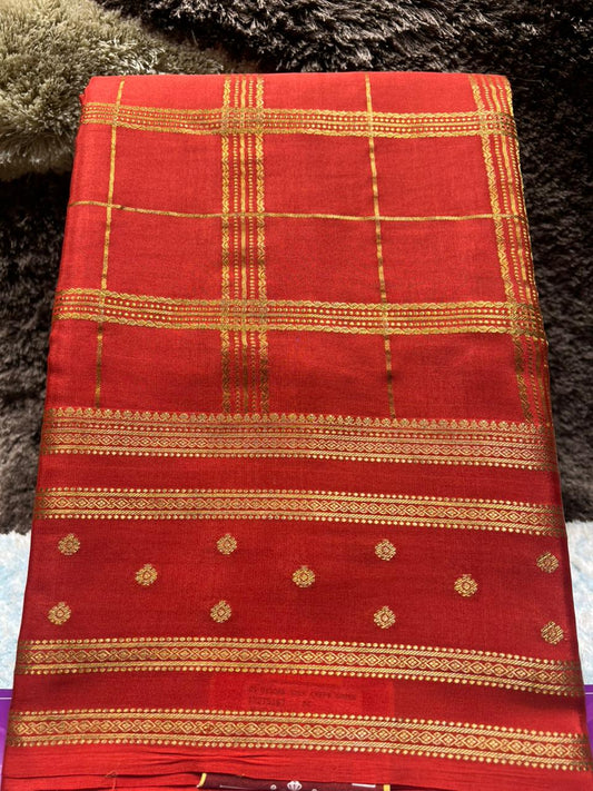 Pure Mysore Silk Saree.