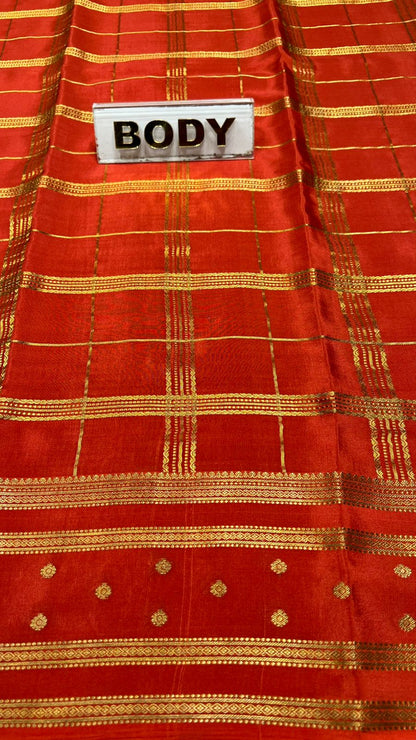 Pure Mysore Silk Saree.