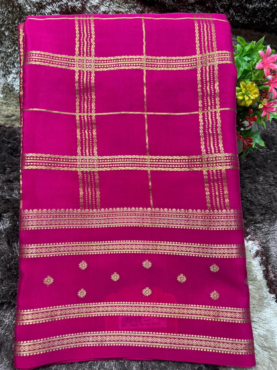 Pure Mysore Silk Saree.