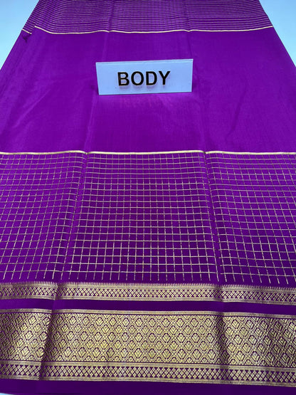 Pure Mysore Silk Saree.