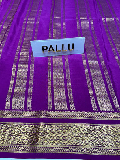 Pure Mysore Silk Saree.