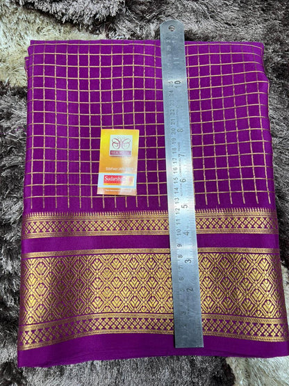 Pure Mysore Silk Saree.