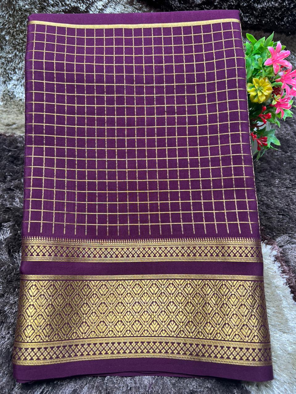 Pure Mysore Silk Saree.