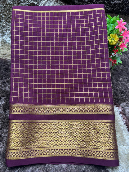 Pure Mysore Silk Saree.
