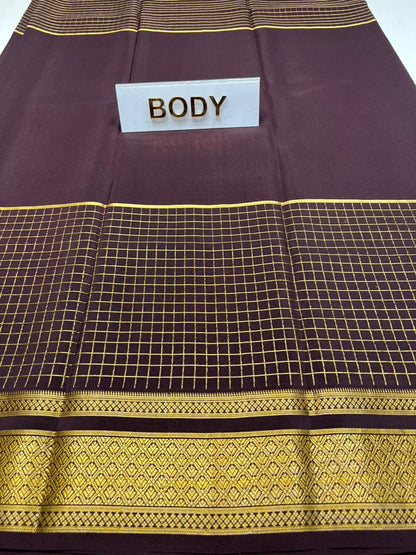 Pure Mysore Silk Saree.