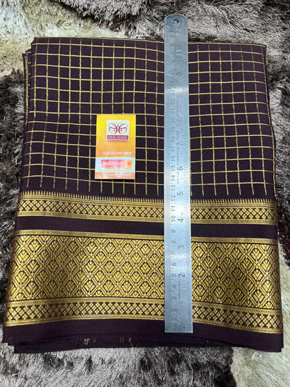 Pure Mysore Silk Saree.