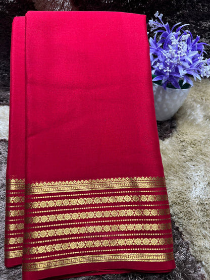 Pure Mysore Silk Saree ( 60 Grams )