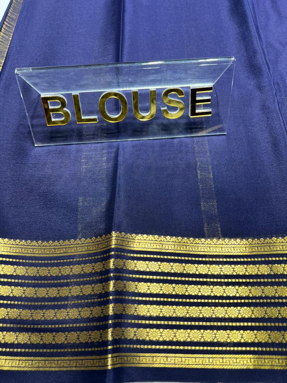 Pure Mysore Silk Saree ( 60 Grams )