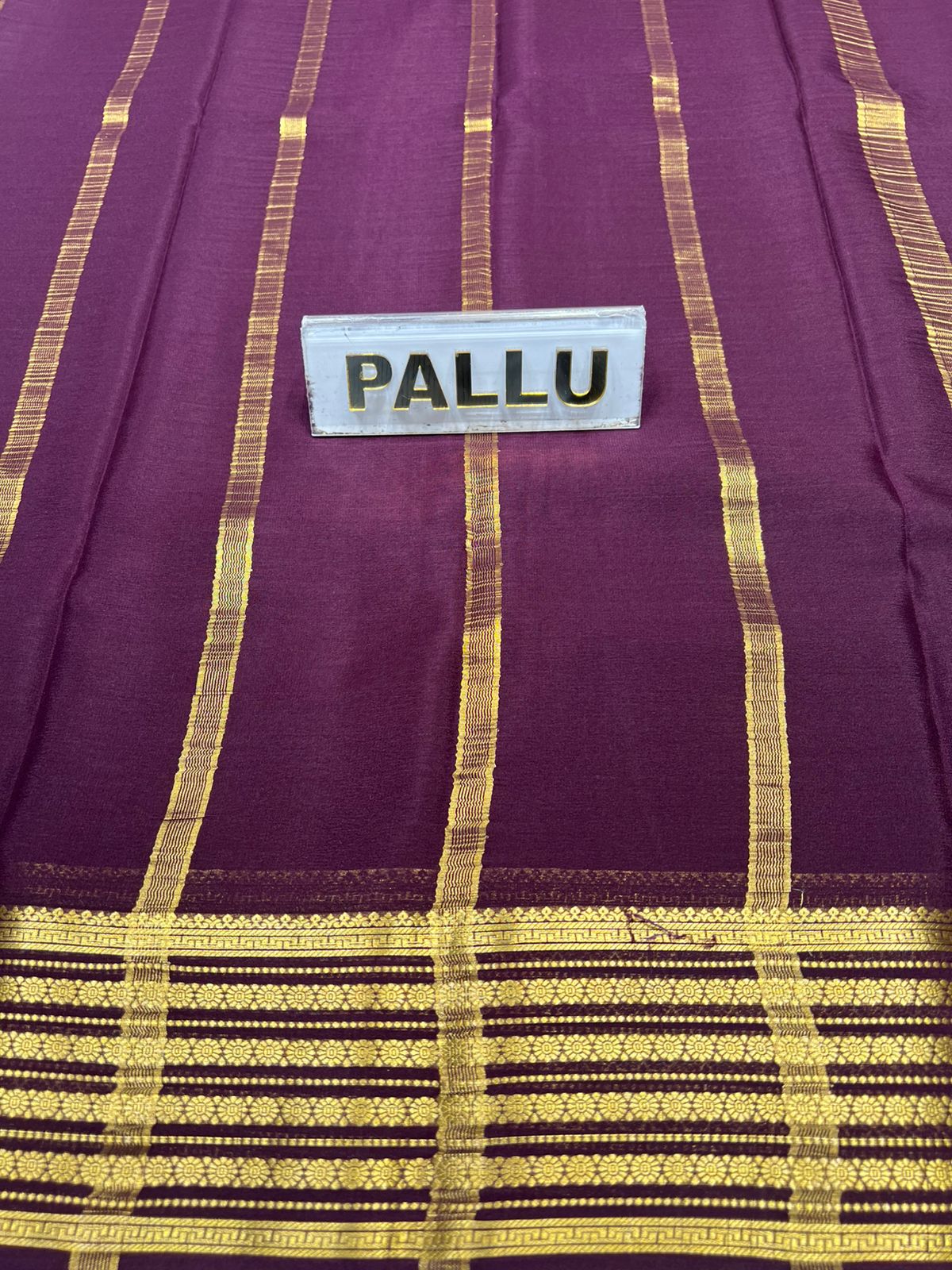 Pure Mysore Silk Saree ( 60Grams )