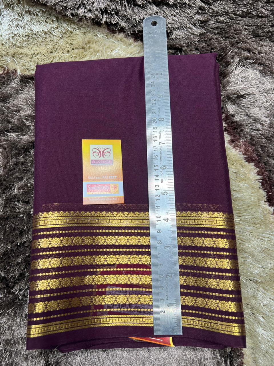 Pure Mysore Silk Saree ( 60Grams )