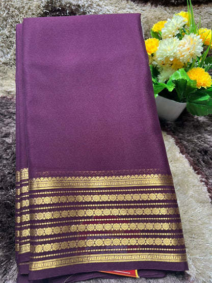 Pure Mysore Silk Saree ( 60Grams )