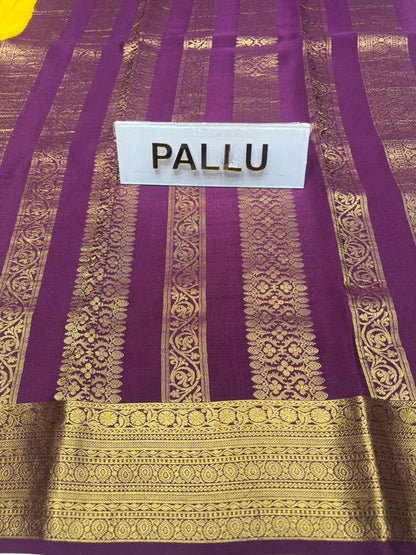 Pure Mysore Silk Saree.