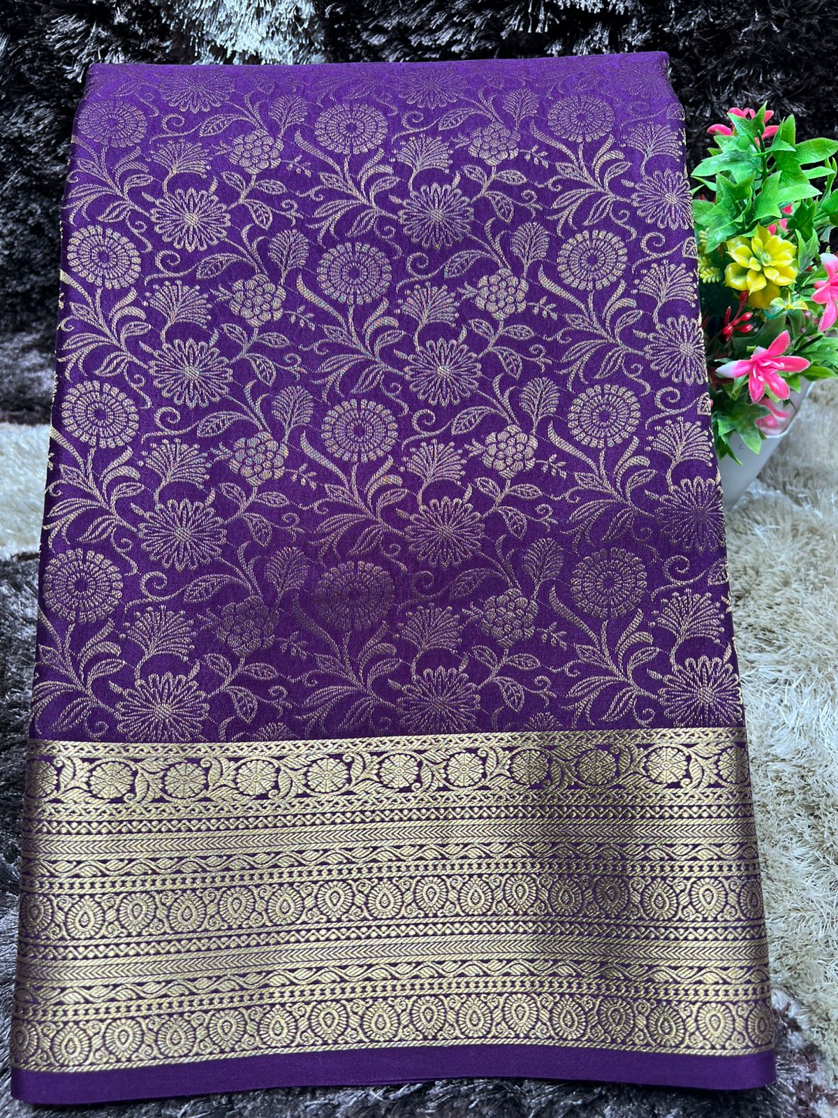 Pure Mysore Silk Saree.