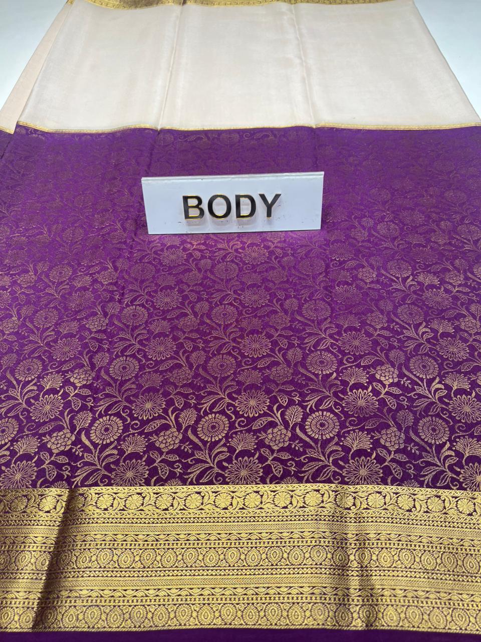 Pure Mysore Silk Saree.