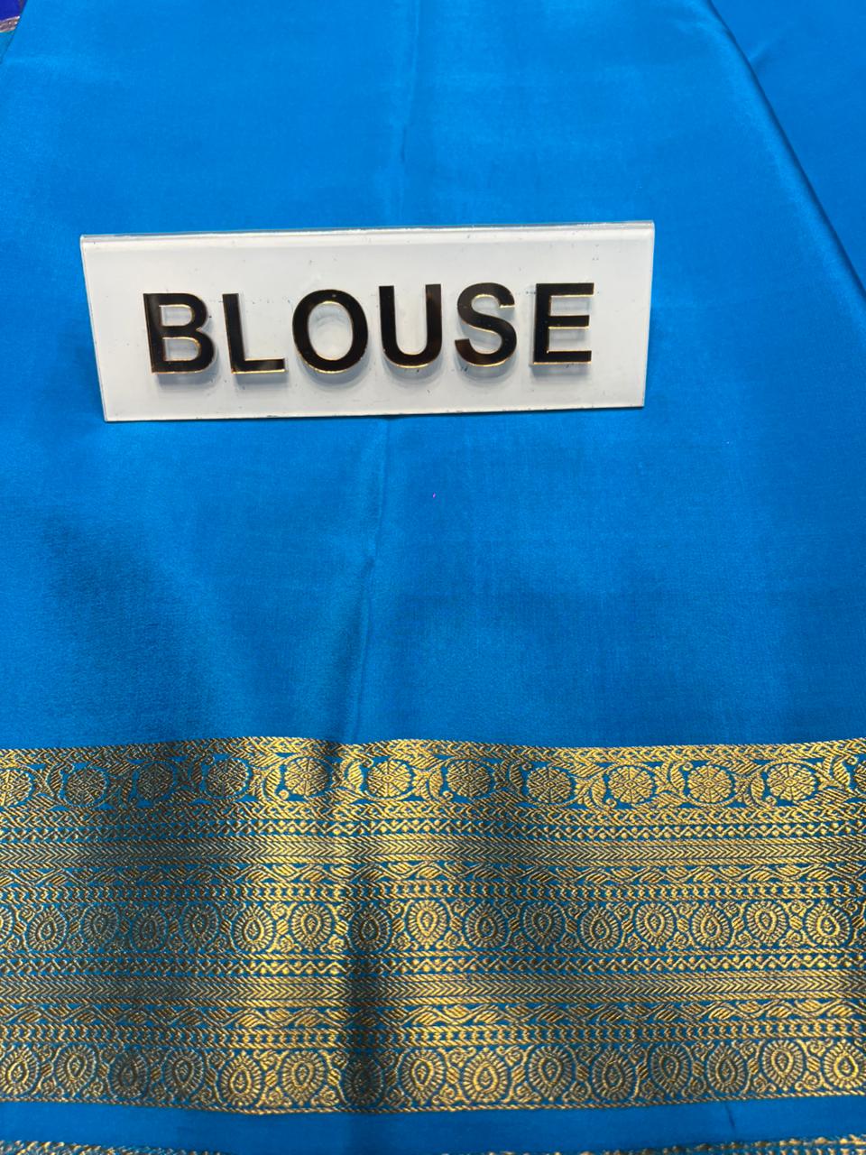 Pure Mysore Silk Saree.