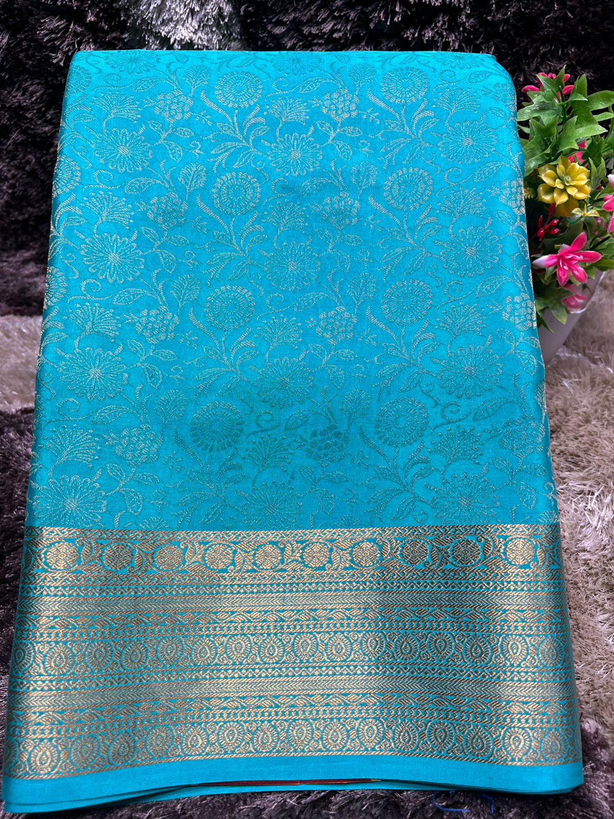 Pure Mysore Silk Saree.