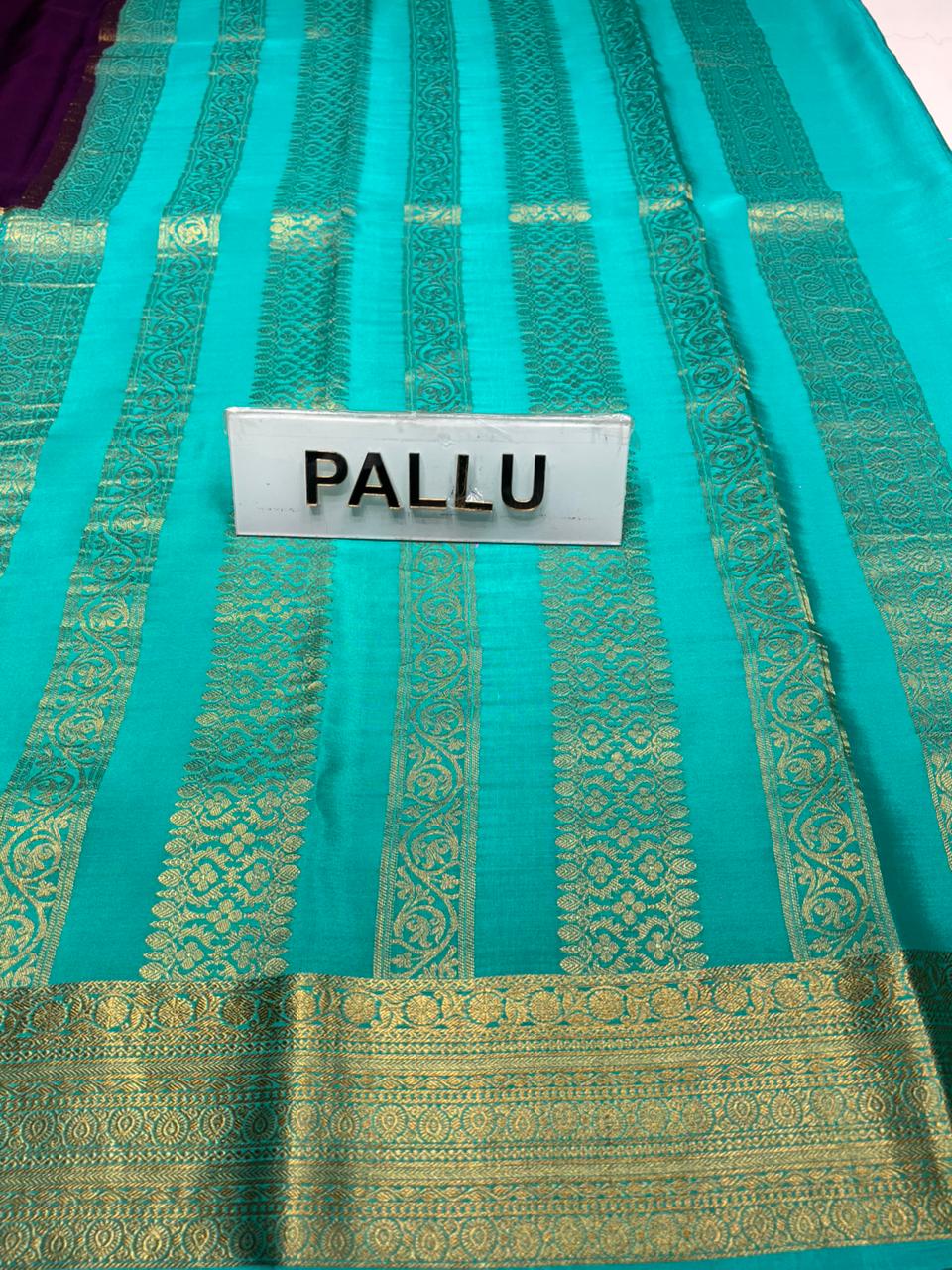 Pure Mysore Silk Saree.