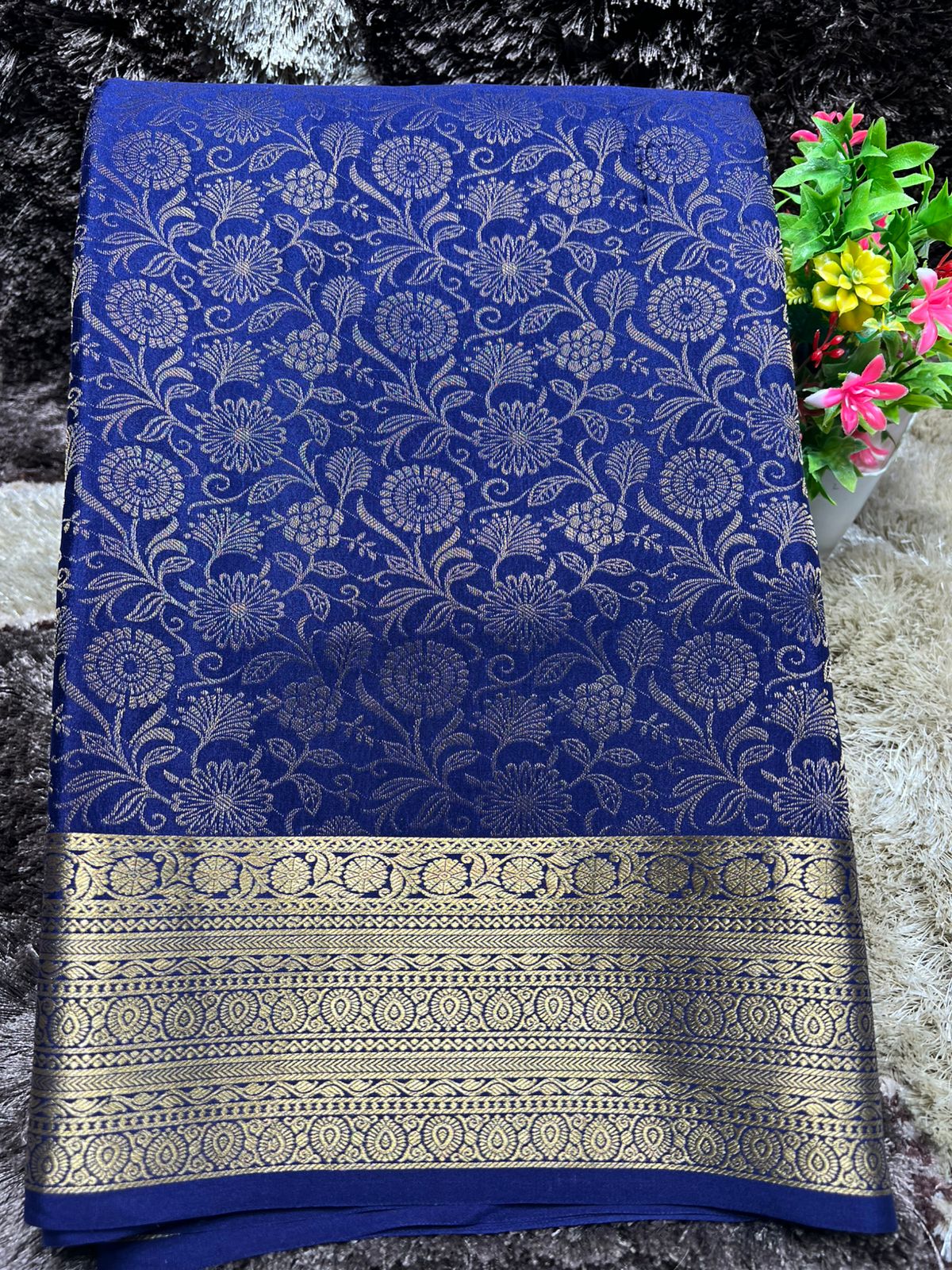 Pure Mysore Silk Saree.