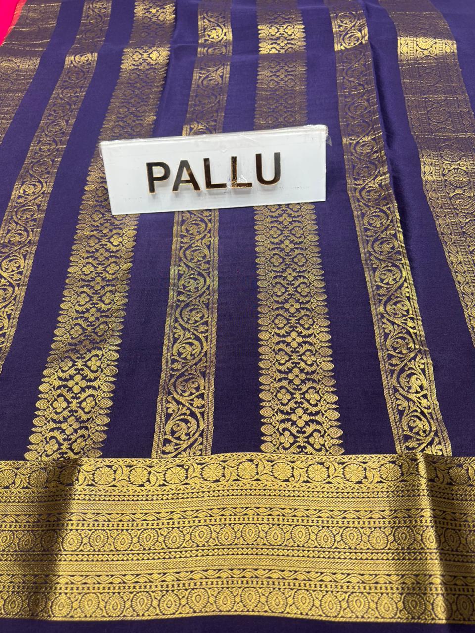 Pure Mysore Silk Saree.