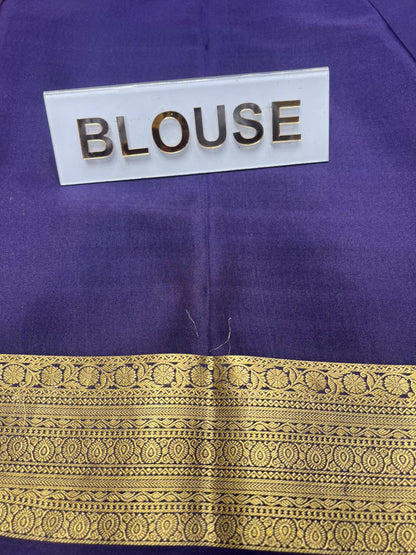 Pure Mysore Silk Saree.