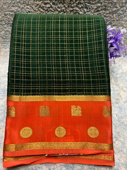 Pure Mysore Silk Saree.