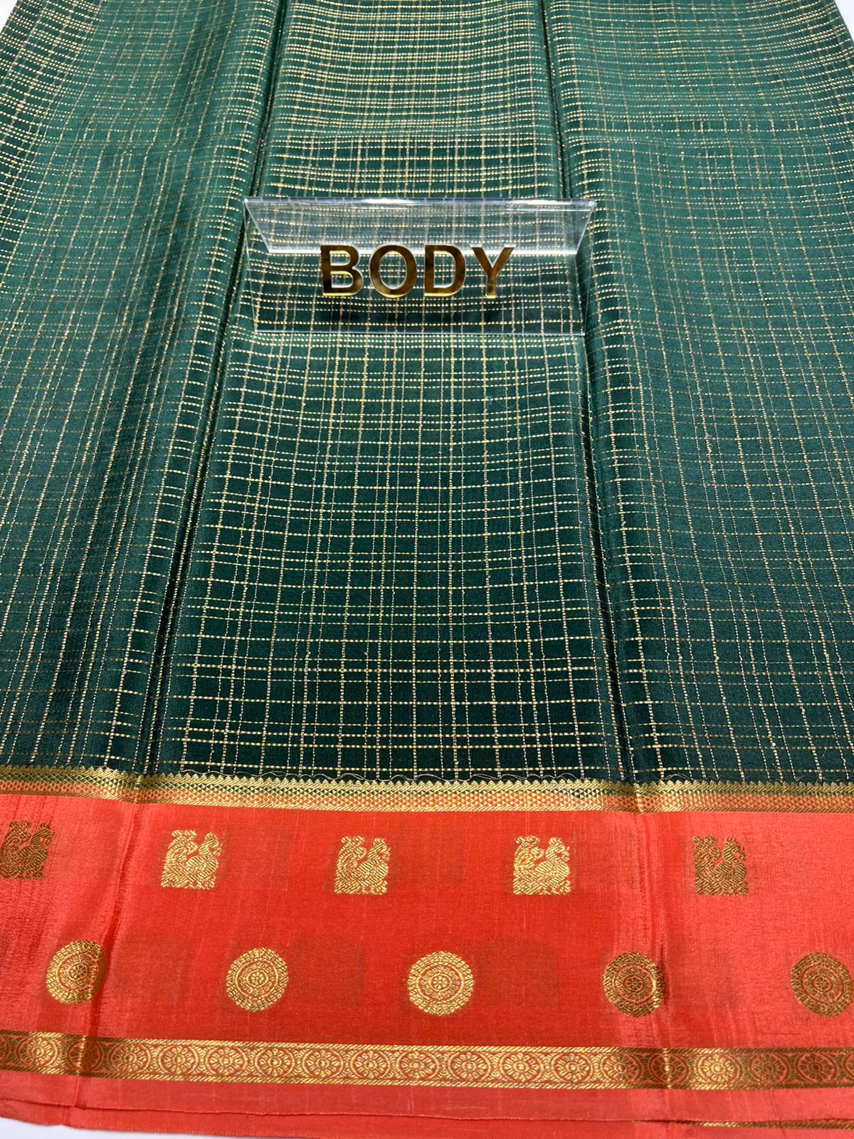 Pure Mysore Silk Saree.