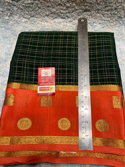 Pure Mysore Silk Saree.